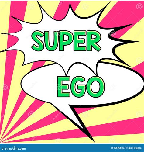 Text Caption Presenting Super Ego Concept Meaning The I Or Self Of Any