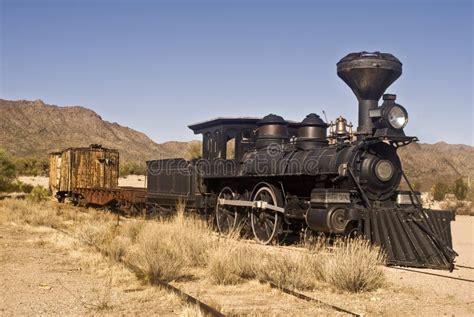 Old Western Train stock photo. Image of cactus, sage, train - 9148506