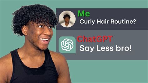 ChatGPT CHOOSES MY CURLY HAIR ROUTINE YouTube