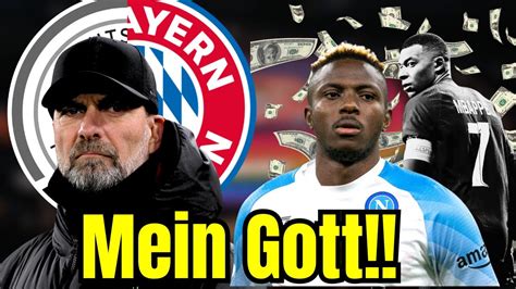 Trainer Konfrontation Mit J Rgen Klopp Osimhens Verpflichtung Beim