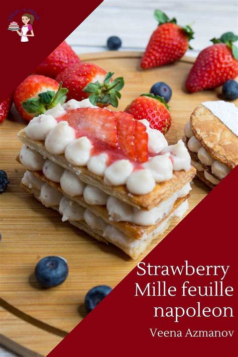 A Mille Feuille Also Known As Napoleon Pastry Is A Classic French