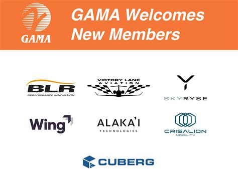 Gama Welcomes New Memberships