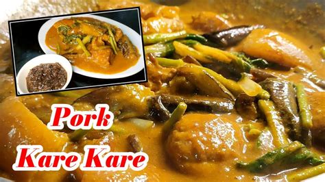 Pork Kare Kare Kare Kareng Baboy Easy Recipe Lutong Pinoy Youtube