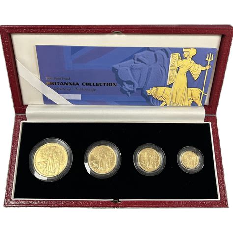 Proof Gold Britannia Four Coin Set Ats Bullion