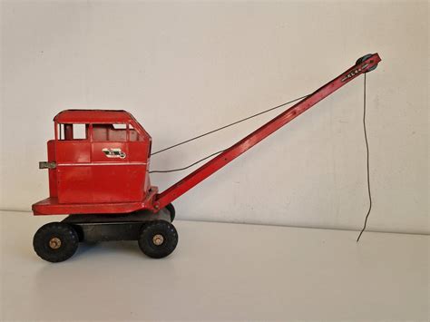 Triang Tinplate Jones KL 44 Crane Toy Made In Great Britain UK