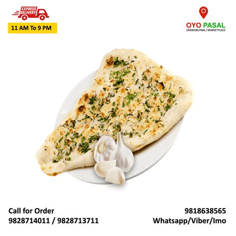 Garlic Naan 1 Pc Oyo Pasal