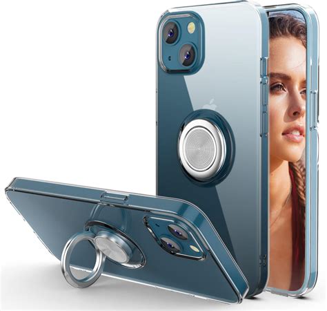 BENTOBEN Coque Pour IPhone 6 IPhone 6S Coque Brillante Avec Anneau