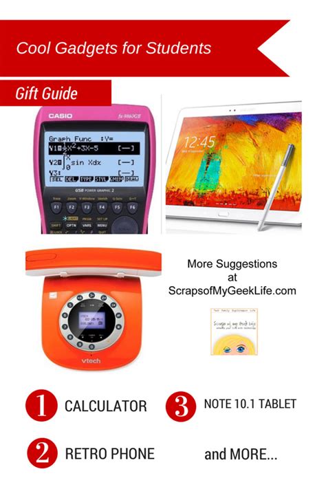 Cool Gadgets For Students [Gift Guide] | Scraps of My Geek Life