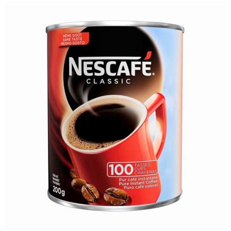 Nescafe Classic 100 Cups Round Tin Instant Coffee200g