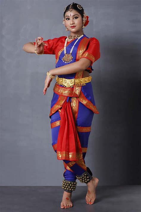 How To Wear Bharatanatyam Dress For Kids