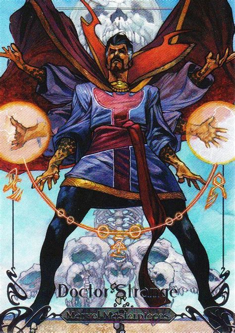 2018 Upper Deck Marvel Masterpieces 71 Doctor Strange Trading Card