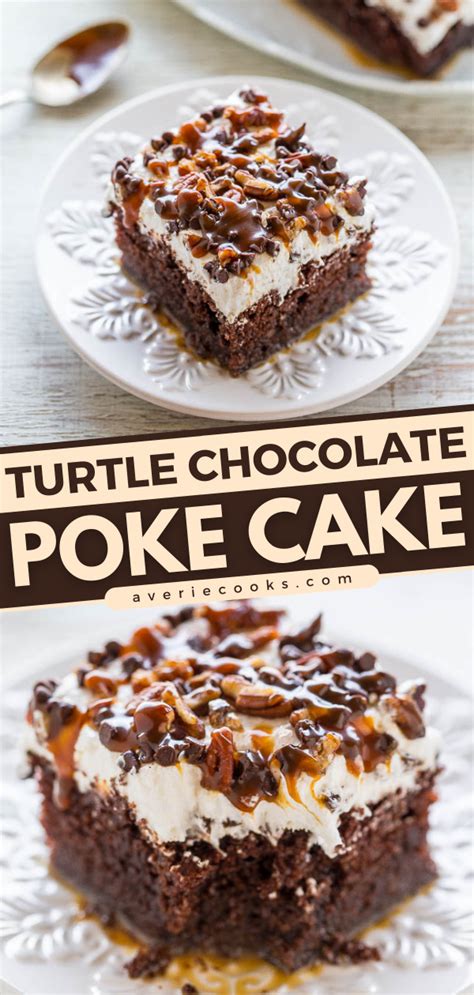 Easiest Chocolate Turtle Cake Averie Cooks