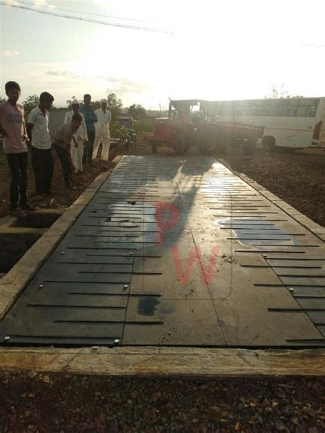 Precision Mild Steel Pit Type Weighbridge Load Capacity Ton At Rs