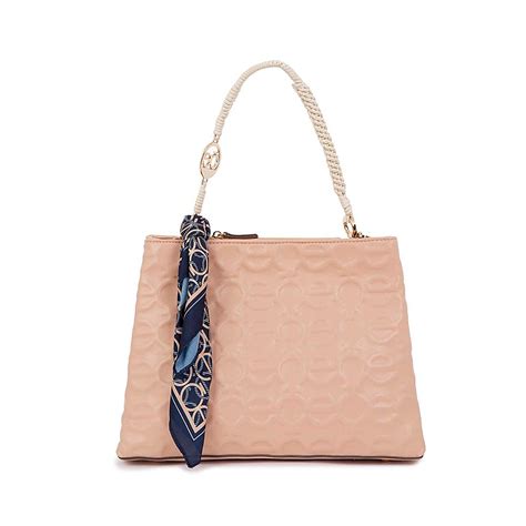 Bolso Satchel Cloe Nude Blco Nud