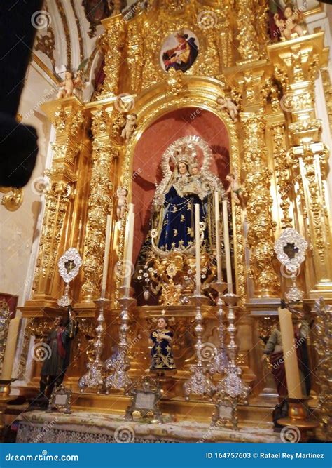 Santo Cristo De La Salud Kirche Malaga Andalusien Redaktionelles