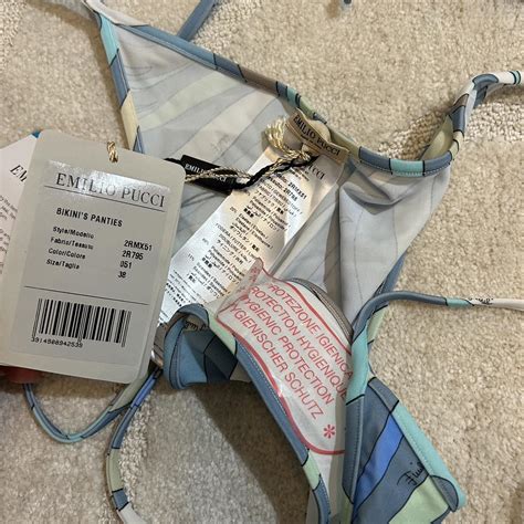 Emilio Pucci Brand New Bikini Set Top Bottom Depop