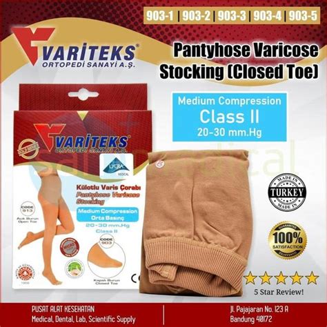 Jual Keren Variteks Stocking Varises Closed Toes Ccl Mmhg