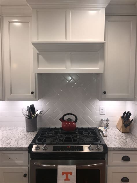 White Subway Tile Backsplash Kitchen Decoomo