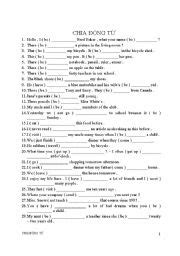 Choose The Correct Form Of Verb ESL Worksheet By Cherry2128