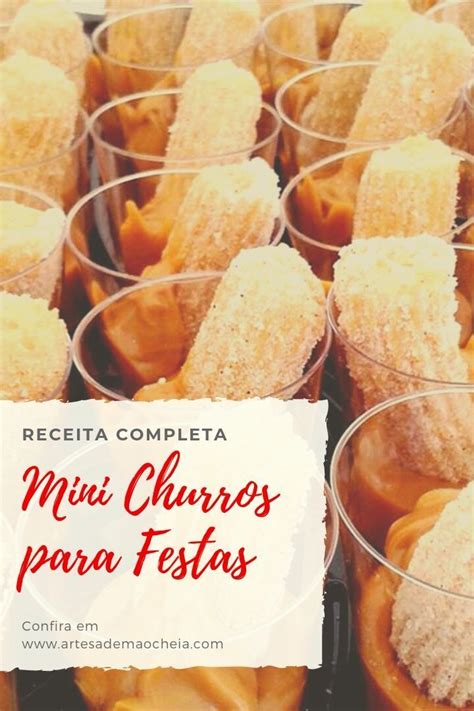 Receita De Mini Churros De Festa Surpreenda Seus Convidados Essa