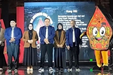 KPU Kota Madiun Kenalkan Kang Osi Di Peluncuran Tahapan Pilkada 2024