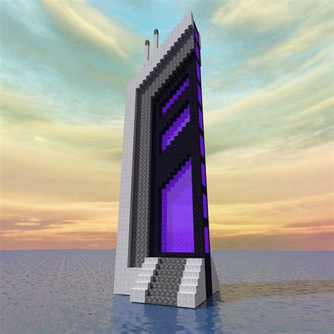 Trydar Minecraft Architect On Instagram A Futuristic Nether Portal