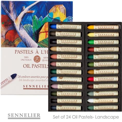 Sennelier Oil Pastels Artist Quality 24 Landscape Assorted Colors