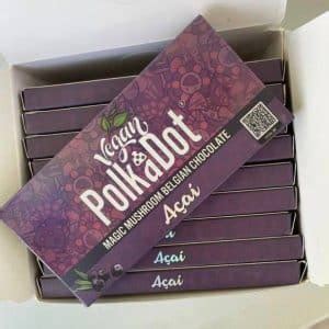 Polkadot Acai Magic Mushroom Chocolate Best Shroom Bars