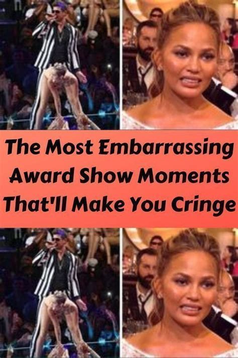 The Most Embarrassing Award Show Moments That Ll Make You C Artofit