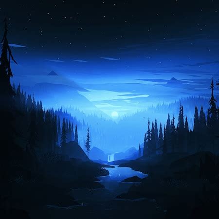 Blue Valley | Wallpapers HDV