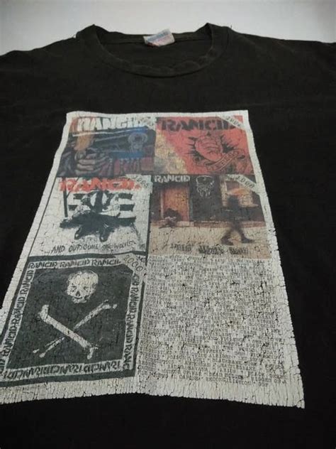 Vintage Vintage Late 90s Rancid Punk Rock Band T Shirt Grailed