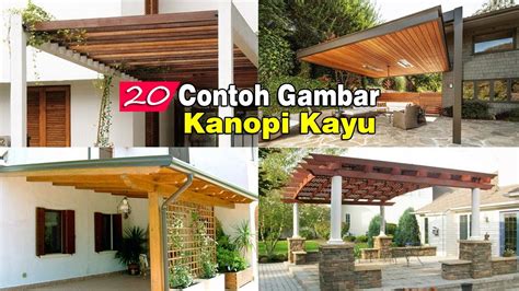 081918452299 Contoh Desain Kanopi Kayu Minimalis Kesan Natural YouTube