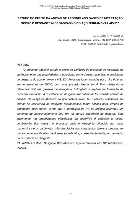 PDF ESTUDO DO EFEITO DA ADIÇÃO DE ARGÔNIO AOS GASES DE variação