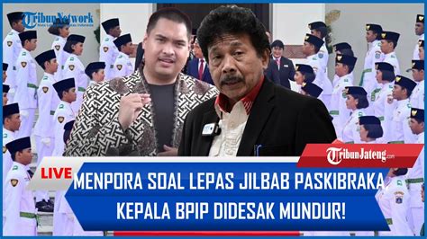 Menpora Investigasi Soal Aturan Lepas Jilbab Paskibraka Putri Kepala