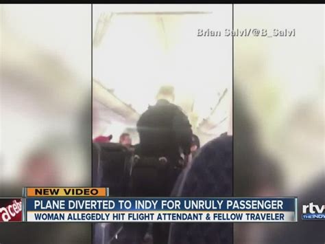 Flight Diverted To Indy Over Unruly Woman