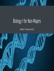 BiologyforNonMajors 02 Pptx Biology I For Non Majors Module 2