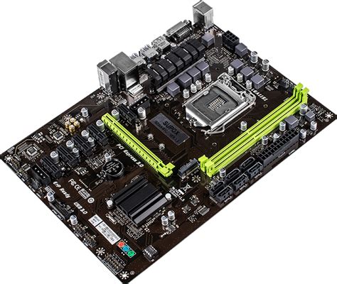 Плата SUPoX B250A-BTC предназначена для добычи криптовалют