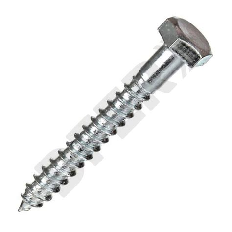 TORNILLO TIRAFONDO C HEX ZINCADO 3 8 X 2 3 4 BC 100 DferSRL