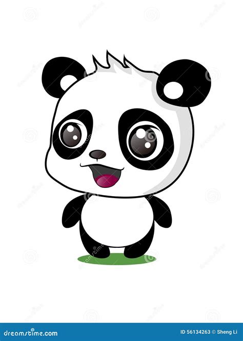 Giant Panda Cartoon Vector Illustration Stock Vector Image