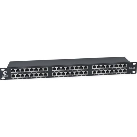 Патч-панель Cabeus высокой плотности, 1U, 48 портов RJ-45, категория 5e ...