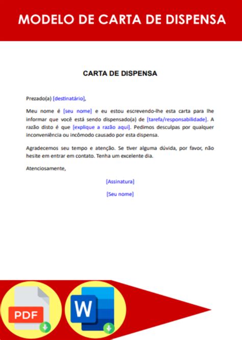 Carta De Dispensa