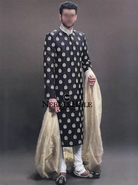 Amir Adnan Stylish Jamawar Groom Sherwani Suit In London Uk Indian