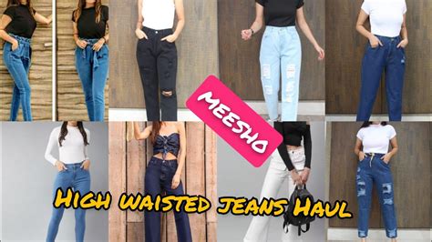 Meesho High Waisted Jeans Haul Meesho Jeans Haul Affordable Price