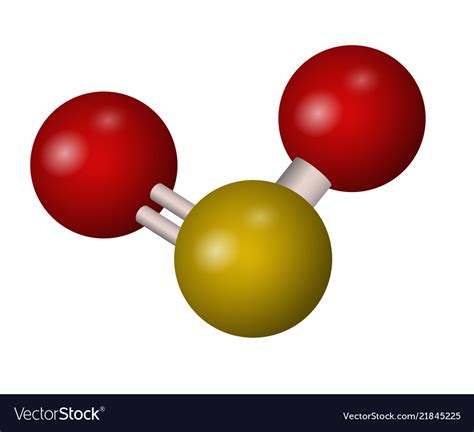 Sulfur Dioxide Molecule