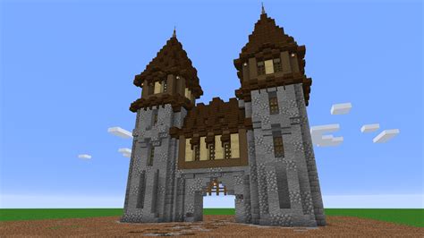 First time building Castle gate. Any tips? : r/Minecraft