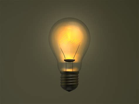 Light Bulb Free 3d Model Obj Free3d