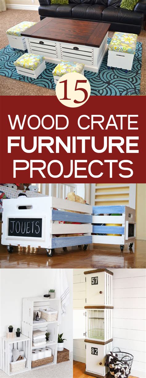 15 DIY Wood Crate Furniture Projects