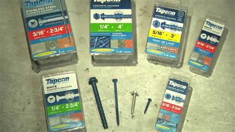 2 Tapcon Screws Home Depot