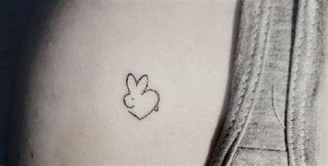 Bunny heart tattoo | Bunny tattoos, Tattoos, Paw tattoo