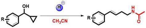 Acid‐catalyzed Ring Opening Reaction Of Cyclopropyl Carbinols With